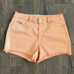 Women Upcycle Hand Embroidered Floral Summer Vintage Midi Shorts